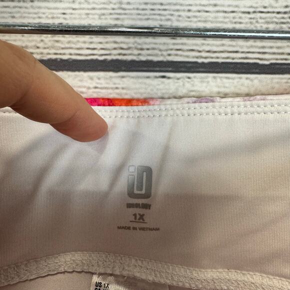 Ideology Plus Size Pink Purple Orange Tie Dye Ruffle Active Skort Size 1X - Picture 4 of 8